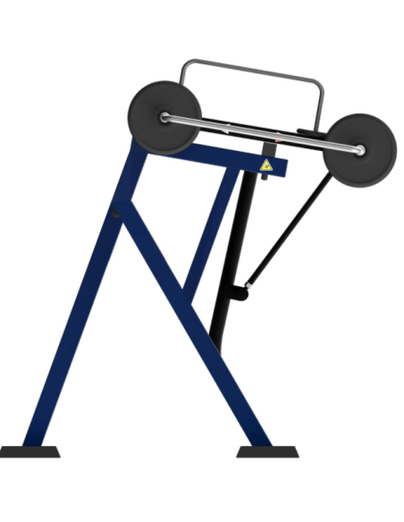 Streetbarbell MB 7.45 - Standing leg press with a weight block