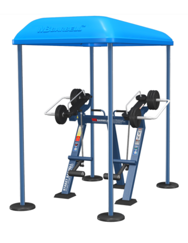 Streetbarbell MB 7.45 - Standing leg press with a weight block