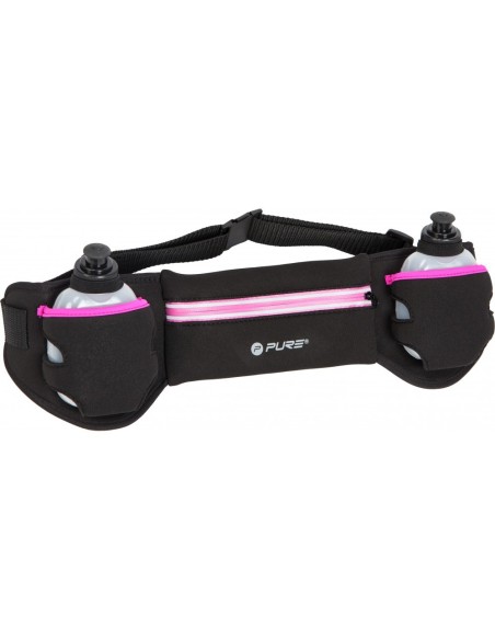 Pure2improve running belt with water bottles