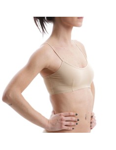 Rhythmic gymnastics bra PASTORELLI "Sport Bra" (flesh color)