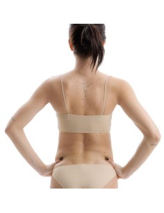 Rhythmic gymnastics bra PASTORELLI "Sport Bra" (flesh color) 2