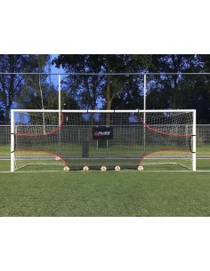 Football goal net for penalty training Pure2improve (715x230cm) 2