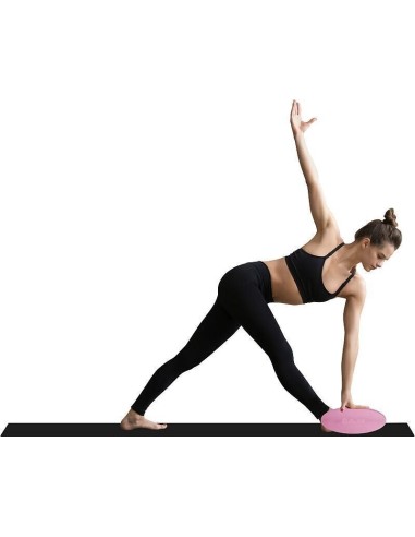 Oval yoga block Pure2improve Pink