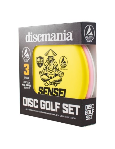 DISCGOLF DISC SET DISCMANIA ACTIVE 3 SOFT DISCKSET