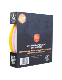 DISCGOLFA DISKU KOMPLEKTS DISCMANIA ACTIVE 3 MĪKSTIE DISKU KOMPLEKTS 2