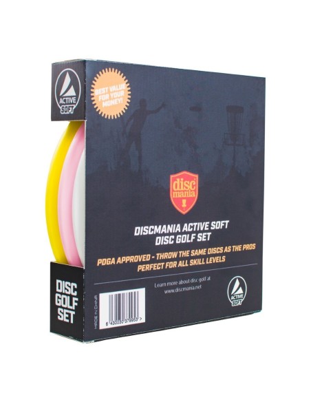 DISCGOLF DISC SET DISCMANIA ACTIVE 3 SOFT DISCKSET