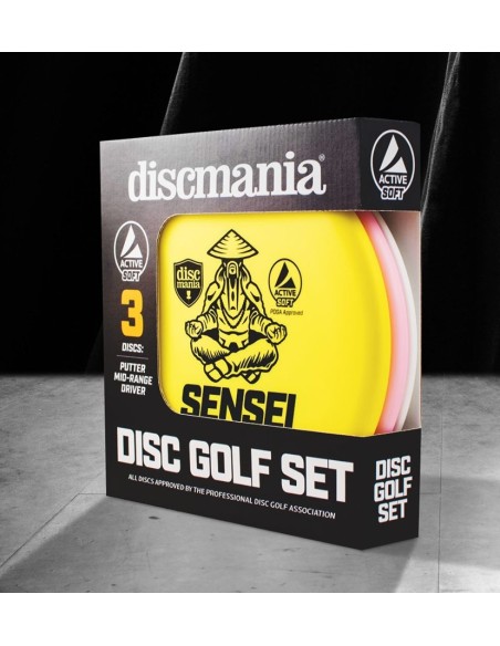 DISCGOLF DISC SET DISCMANIA ACTIVE 3 SOFT DISCKSET