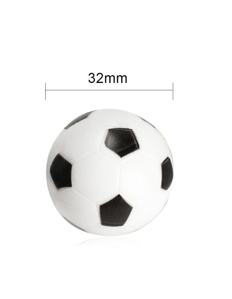 Stalo futbolo kamuoliukas, juodai baltas 32mm