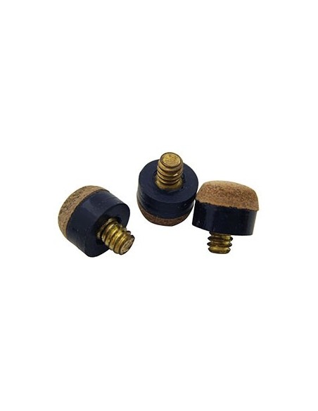Billiard cue tip screw-in, metal thread, 12mm