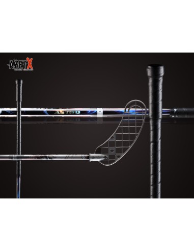 Grindų riedulio lazda QMAX ASTRO PE su gripsu