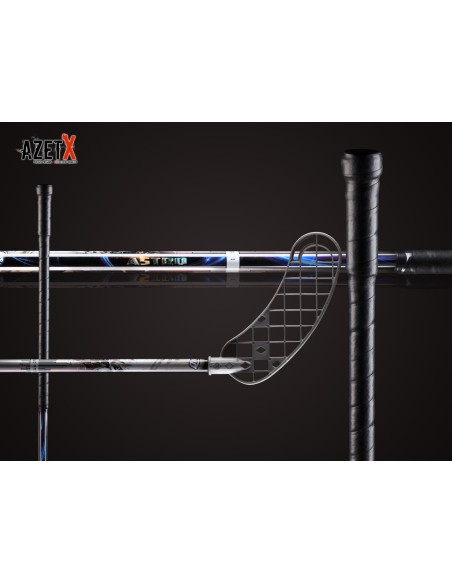 Grindų riedulio lazda QMAX ASTRO PE su gripsu