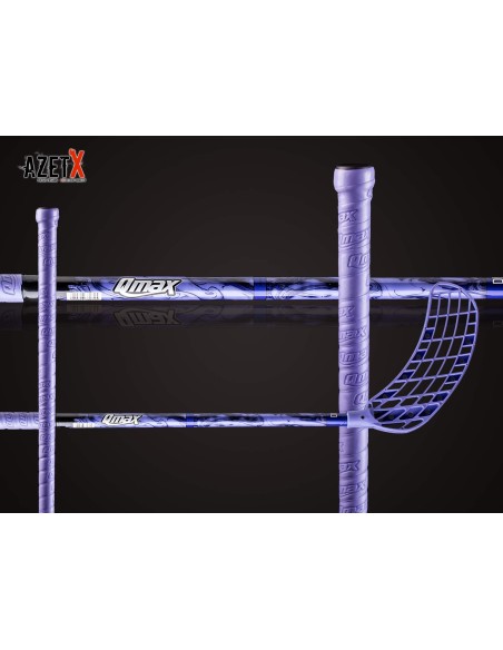 Grindų riedulio lazda QMAX DIEGO II CARBON su gripsu