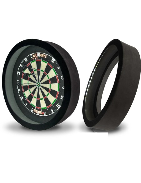 Smiginio taikinio apsauga su apšvietimu