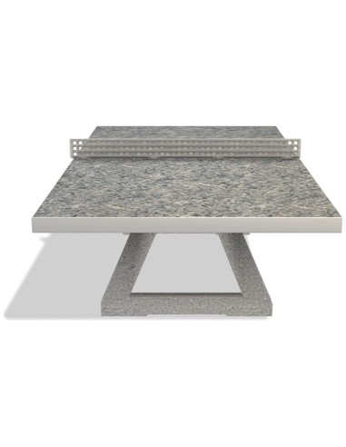 Freestanding concrete outdoor tennis table