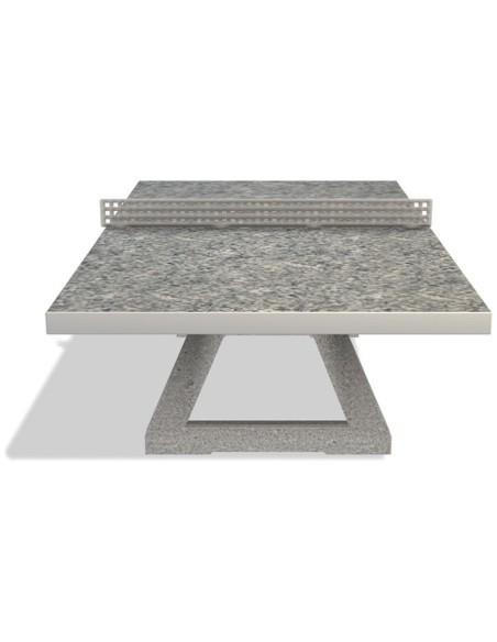 Freestanding concrete outdoor tennis table