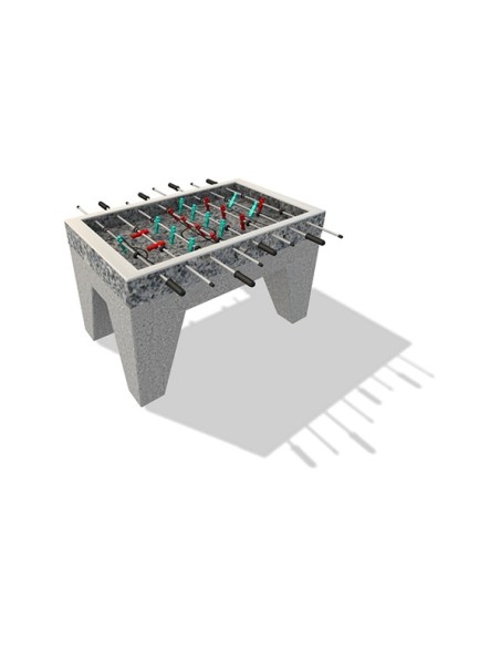 Concrete outdoor table football table
