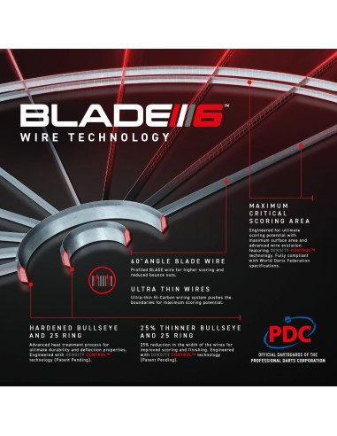 Smiginio taikinys Winmau BLADE 6 TRIPIE CORE