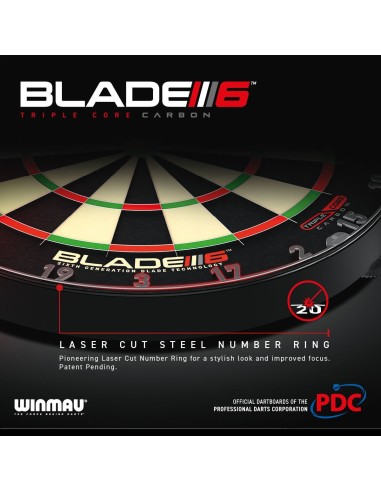 Dartboard Winmau BLADE 6 TRIPLE CORE