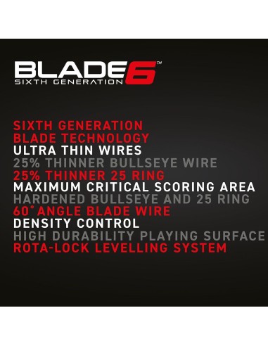 Smiginio taikinys Winmau BLADE 6 DUAL CORE