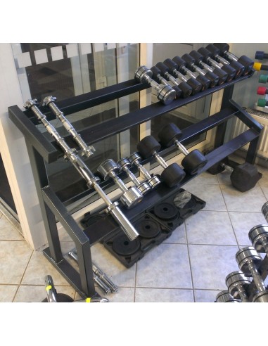 Stovas hanteliams dviejų eilių