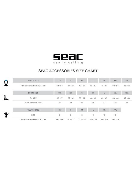 Neopreninės kojinės Seac Sub 7mm