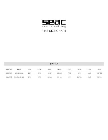 Plaukmenys SeacSub SPINTA