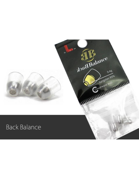 L-Style apsauginiai žiedeliai "Champagne Ring" Back Balance