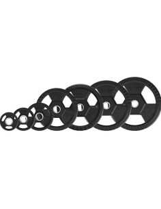 Olympic rubberized weight disc HMS (PU)