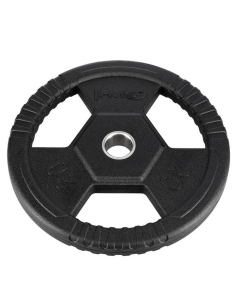 Olimpiskais gumijotais svara disks HMS (PU) 2