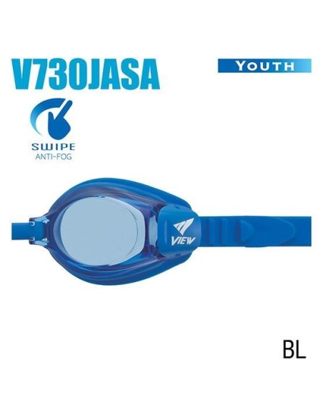 Plaukimo akiniai VIEW SWIPE Youth BL (vaikiški)