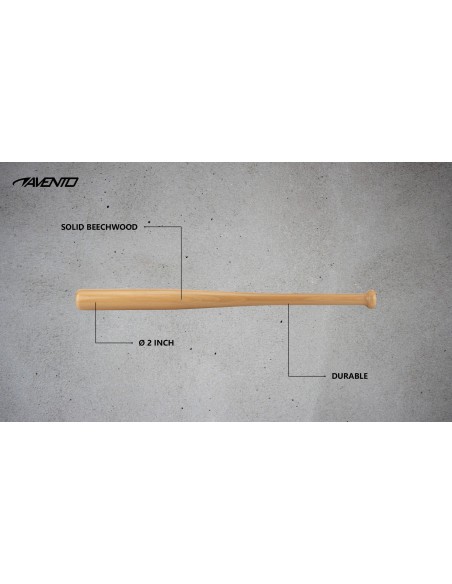 BEISBOLO LAZDA MEDINĖ AVENTO 63 CM