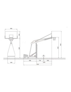 Баскетбольная стойка SportSystem Hydroplay Club 2