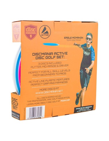 DISCGOLFA DISKU KOMPLEKTS DISCMANIA ACTIVE 3 DISKU KOMPLEKTS