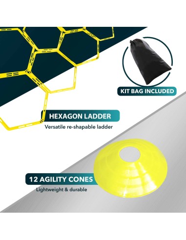RPM Power Octagonal Agility Ladder with Cones