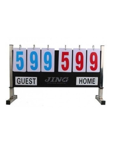 Revolving tabletop scoreboard