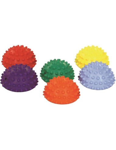 Masažinės spalvotos salelės (6 vnt.)