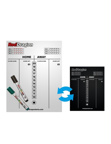Rezultatų rašymo lentelė REDDRAGON "Dry Wipe Score Board"