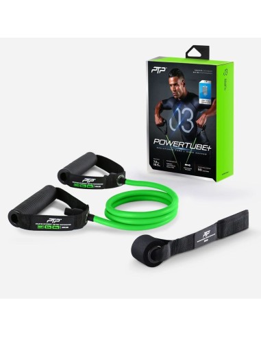 Pasipriešinimo guma su rankenomis PTP "POWERTUBE+MEDIUM"