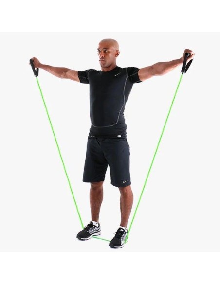 Pasipriešinimo guma su rankenomis PTP "POWERTUBE+MEDIUM"