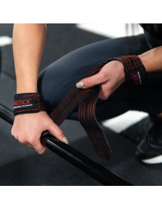 Leather straps for holding barbells GYMSTICK 2