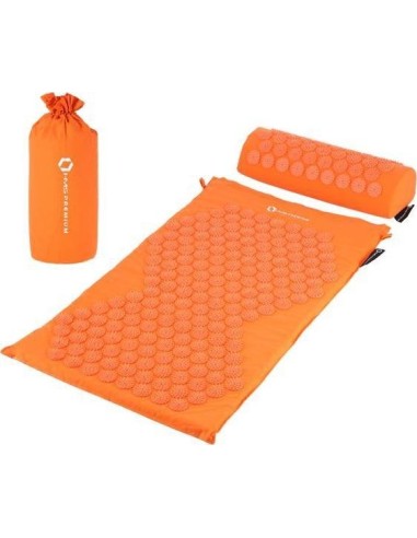 Akupresūrinis taškinio masažo rinkinys HMS (kilimėlis +pagalvė)