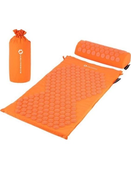 Akupresūrinis taškinio masažo rinkinys HMS (kilimėlis +pagalvė)