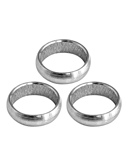 XQmax aliuminiai sparnelių tvirtinimo žiedeliai (3 vnt.)