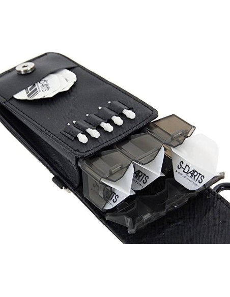 Dart case with carabiner Michael Van Gerwen Green