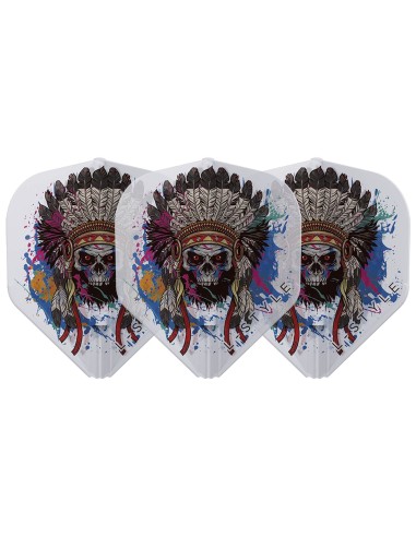 L-Style sparneliai EZ L-1 "CHIEF SKULL" (balts)