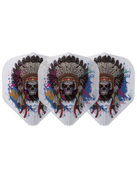 L-Style sparneliai  EZ  L-1 "CHIEF SKULL" (clier white)