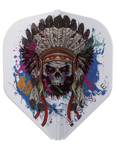 L-Style sparneliai  EZ  L-1 "CHIEF SKULL" (clier white)