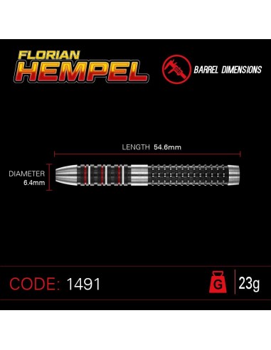 Winmau strėlytės "Florian Hempel"