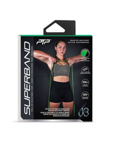 Pasipriešinimo jėgos guma PTP "SUPERBAND DUAL COLOUR"