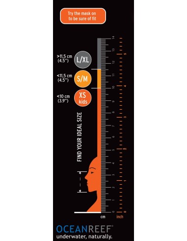 OceanReef pilno veido kaukė  ARIA QR+